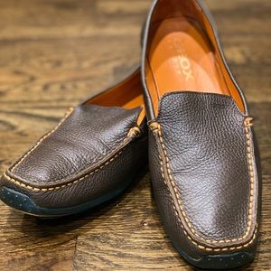 Geox Italian leather loafers